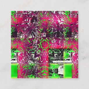 Mein Name ist nicht Donna Quadratische Visitenkarte