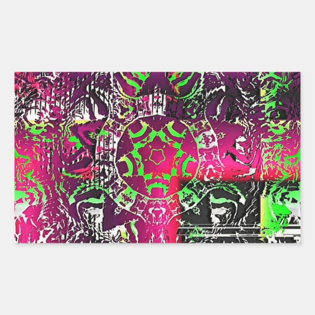 Mein Name ist nicht Donna Rechteckiger Aufkleber (Vorderseite)