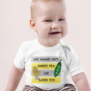 Mein Name ist nicht Sweet Pea Baby Strampler