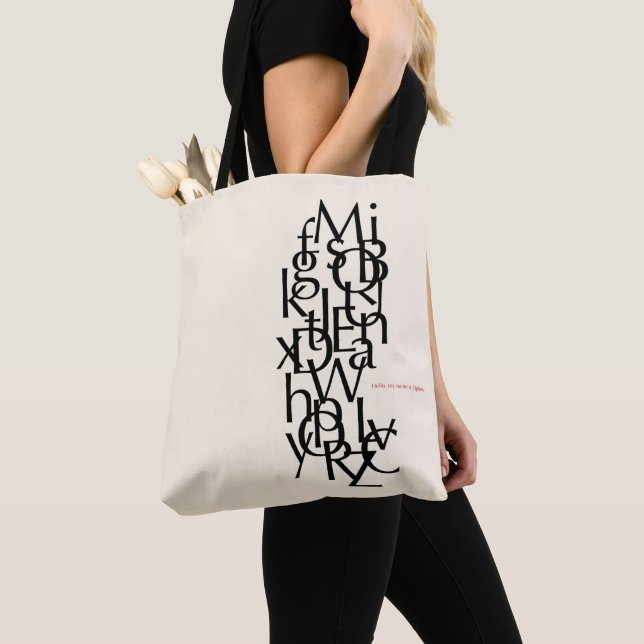 "Mein Name ist Optimum-" Taschen-Tasche (Von Nahem)