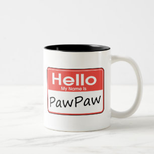 Mein Name ist Papaya Zweifarbige Tasse