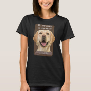 Mein Name ist Stopp, der lustige Hyper-Gelbe Labra T-Shirt