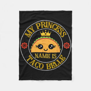 Mein Name ist Taco Belle Funny Cinco de Mayo Fleecedecke