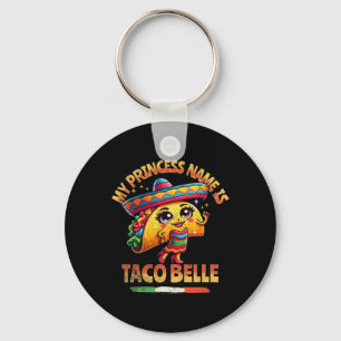 Mein Name ist Taco Belle - Funny Food Lover Schlüsselanhänger
