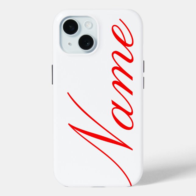 Mein Name - schöner iPhone-Fall Case-Mate iPhone Hülle (Rückseite)