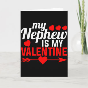 Mein Neffe ist mein Valentinstag passendes lustige Karte