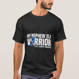 Mein Nephew ist ein Krieger Typ 1 Diabetes-Bewusst T-Shirt