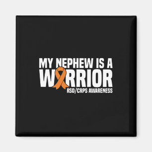 Mein Nephew ist ein Warrior Orange Ribbon Rsdcrps Magnet