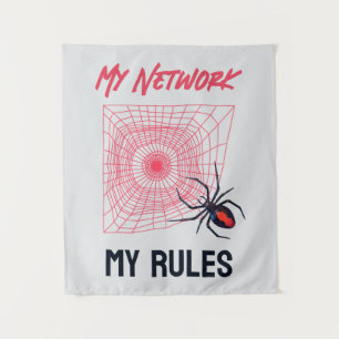 Mein Netzwerk, meine Regeln herrschen IT Wandteppich