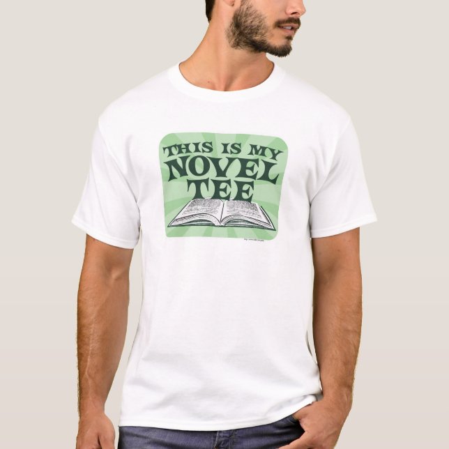 Mein neuartiger Funny Reading Bookworm Design T-Shirt (Vorderseite)