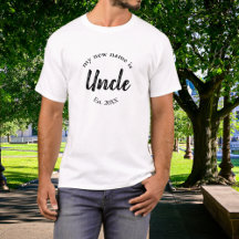Mein neuer Name ist Onkel New Oncle Est T - Shirt