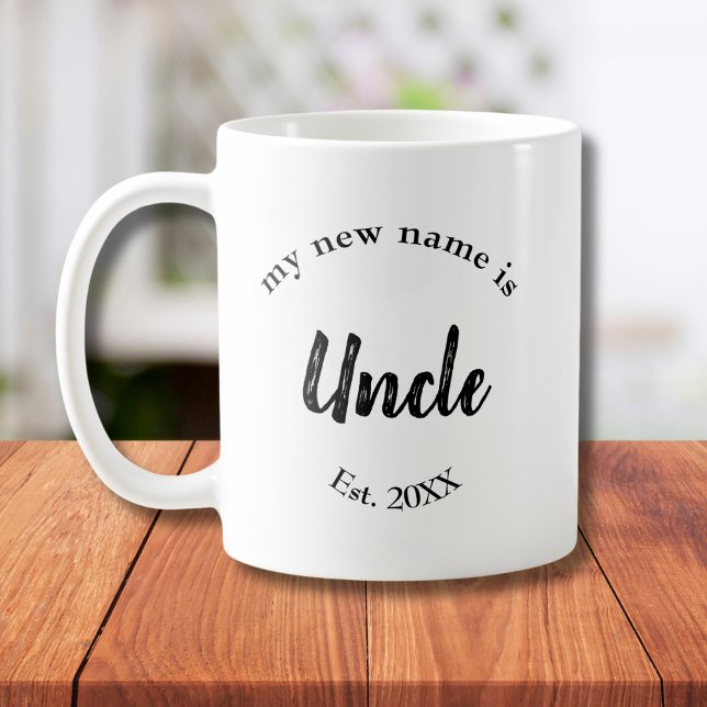 Mein neuer Name ist Uncle Est New Uncle Coffee Tas Kaffeetasse (Von Creator hochgeladen)