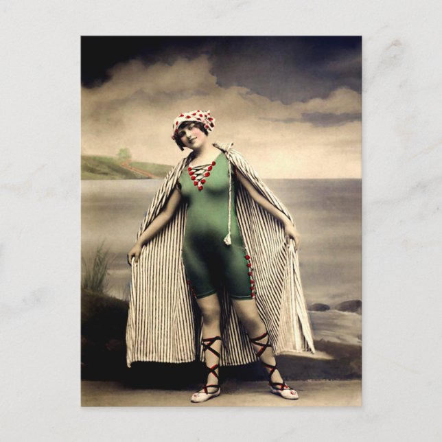 MEIN neuer Swimsuit Postkarte (Vorderseite)