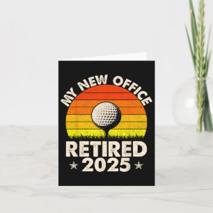 Mein neues Büro Remüde 2025 Golf Lover Karte