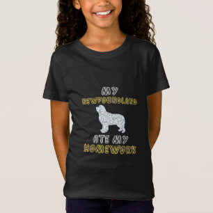 Mein Neufundland hat meine Hausaufgaben gegessen T-Shirt