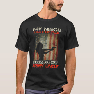 Mein Nichte hat deinen Rücken - das Militär des st T-Shirt