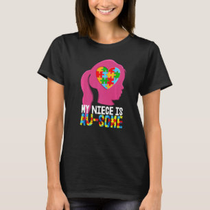Mein Nichte ist ein bisschen Autismus Kinder Autis T-Shirt