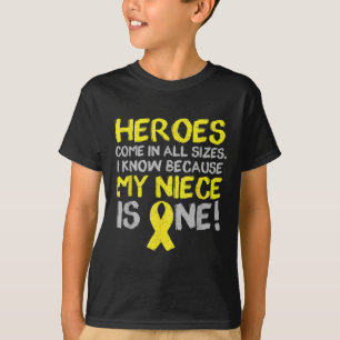 Mein Nichte ist eine Unterstützung zur Sensibilisi T-Shirt