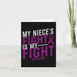 Mein Nichte kämpft mit meiner Epilepsie Karte
