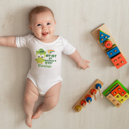 Mein Niedliches Eule am 1. St. Patrick's Day Baby Strampler