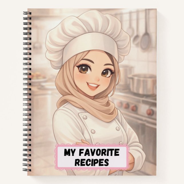 Mein Notizbuch für Lieblingsrezepte (Vorderseite)
