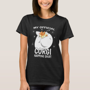 Mein offizieller Corgi beim Nickerchen Schlafender T-Shirt