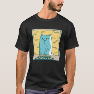 Mein offizielles Montag-Gesicht - Lustiges grummel T-Shirt