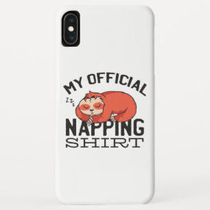 Mein offizielles Nickerchen-Shirt - Fauler schlafe Case-Mate iPhone Hülle