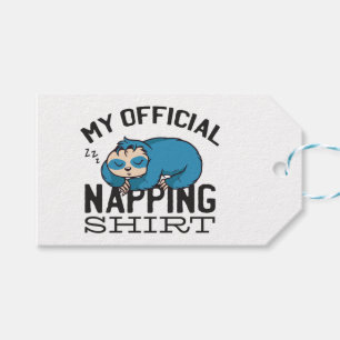 Mein offizielles Nickerchen-Shirt - Fauler schlafe Geschenkanhänger
