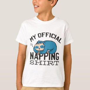 Mein offizielles Nickerchen-Shirt - Fauler schlafe T-Shirt