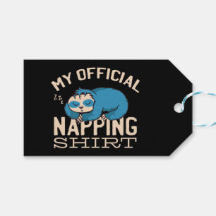 Mein offizielles Shirt, ein wackeliger Schlaf Geschenkanhänger