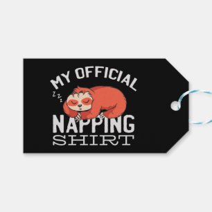 Mein offizielles Shirt - Lächelnder Schlaf Geschenkanhänger