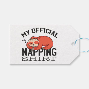 Mein offizielles Shirt - Lächelnder Schlaf Geschenkanhänger
