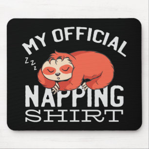 Mein offizielles Shirt - Lächelnder Schlaf Mousepad