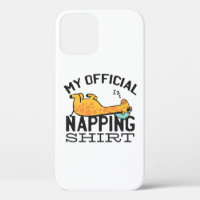 Mein offizielles Shirt - Lazy schlafend Giraffe