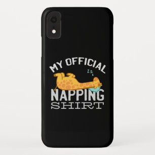 Mein offizielles Shirt - Lazy schlafend Giraffe Case-Mate iPhone Hülle