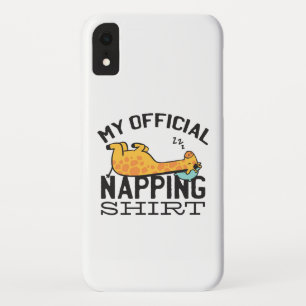 Mein offizielles Shirt - Lazy schlafend Giraffe Case-Mate iPhone Hülle