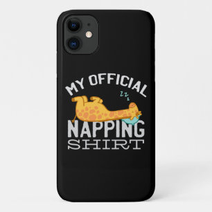 Mein offizielles Shirt - Lazy schlafend Giraffe Case-Mate iPhone Hülle