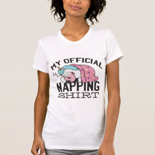 Mein offizielles Shirt - Lazy sleeping Unicorn
