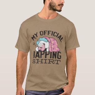 Mein offizielles Shirt - Lazy sleeping Unicorn