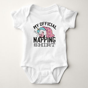Mein offizielles Shirt - Lazy sleeping Unicorn