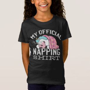 Mein offizielles Shirt - Lazy sleeping Unicorn