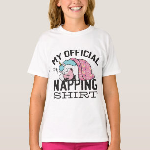 Mein offizielles Shirt - Lazy sleeping Unicorn