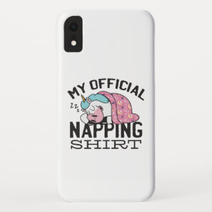 Mein offizielles Shirt - Lazy sleeping Unicorn Case-Mate iPhone Hülle