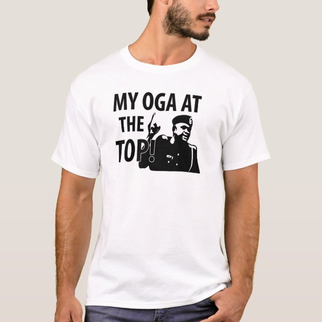 Mein Oga an der Spitze T-Shirt (Vorderseite)