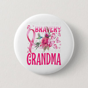 Mein Oma Hummingbird Brustkrebs-Bewusstsein Button