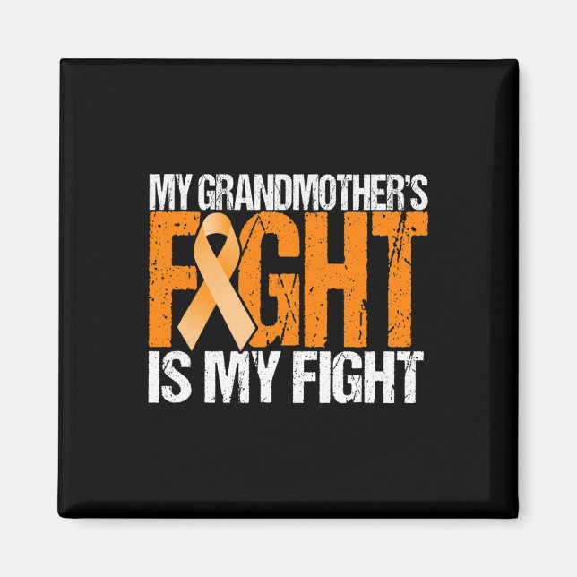 Mein Oma kämpft gegen Leukämie Magnet (Vorne)