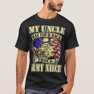 Mein Onkel hat Ihr Hinterrad stolz Army Niece US M T-Shirt