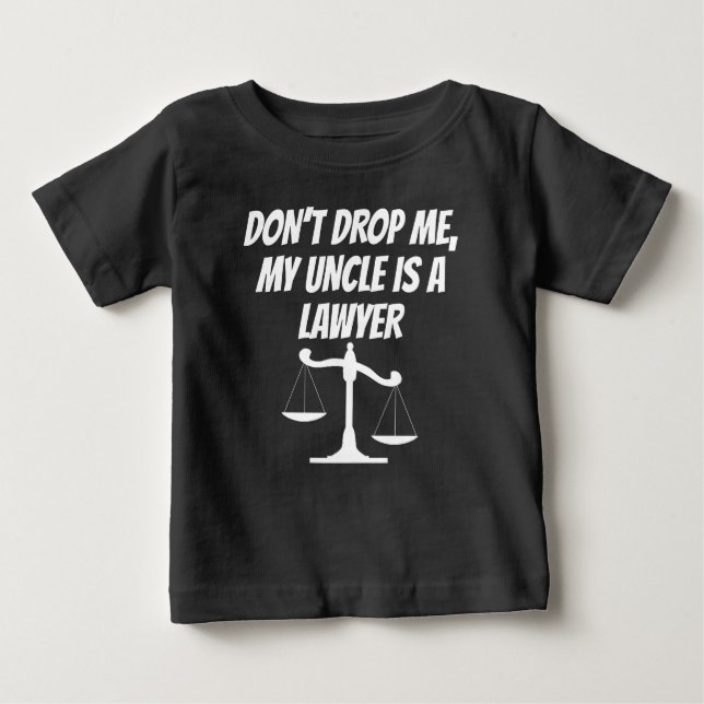 Mein Onkel Is A Lawyer Baby T-shirt (Vorderseite)