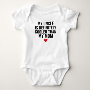 Mein Onkel ist definitiv als meine Mama Baby Strampler